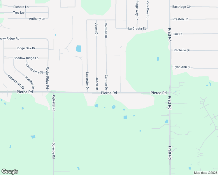 map of restaurants, bars, coffee shops, grocery stores, and more near 101 Carmen Drive in Red Oak