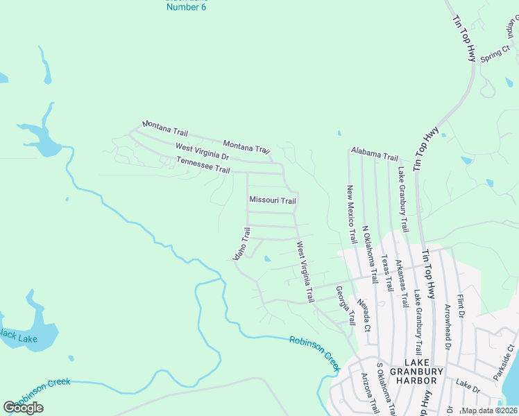 map of restaurants, bars, coffee shops, grocery stores, and more near 3922 Rhode Island Trail in Granbury