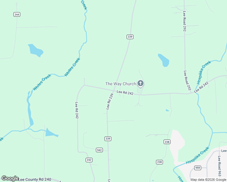 map of restaurants, bars, coffee shops, grocery stores, and more near 1648 Lee Road 239 in Smiths Station