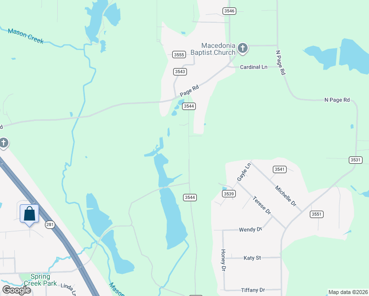 map of restaurants, bars, coffee shops, grocery stores, and more near 1940 Page 1 Road in Longview