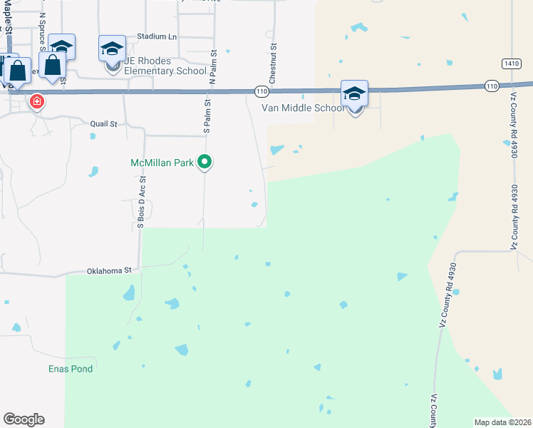 map of restaurants, bars, coffee shops, grocery stores, and more near 466 Hickory in Van