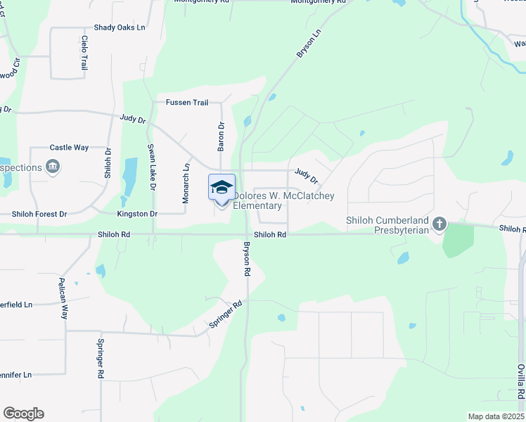 map of restaurants, bars, coffee shops, grocery stores, and more near 7041 Cedar Court in Midlothian