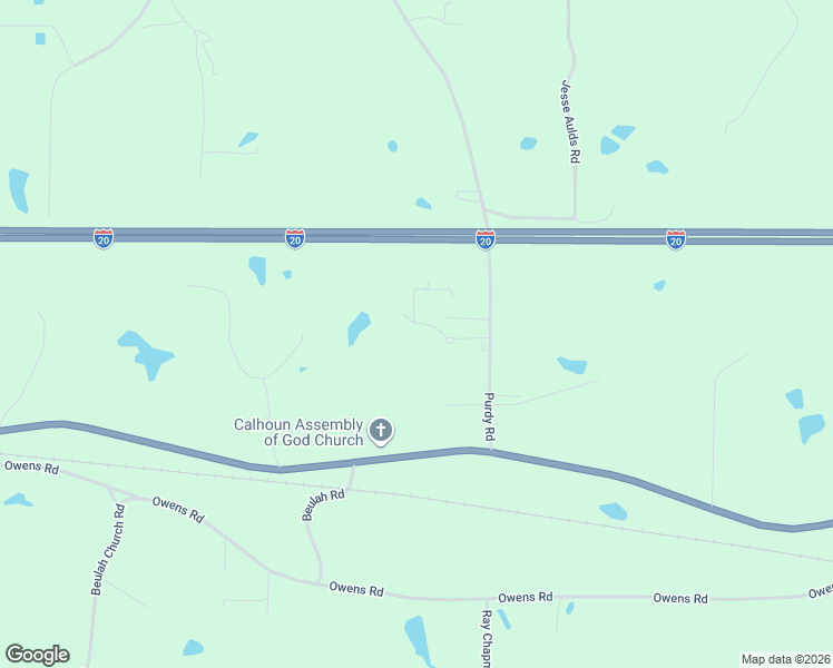 map of restaurants, bars, coffee shops, grocery stores, and more near 211 Purdy Road in Calhoun
