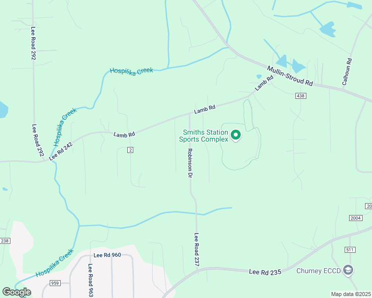map of restaurants, bars, coffee shops, grocery stores, and more near 614 Lee Road 237 in Smiths Station