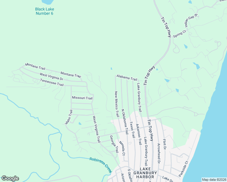 map of restaurants, bars, coffee shops, grocery stores, and more near 6216 New Mexico Trail in Granbury