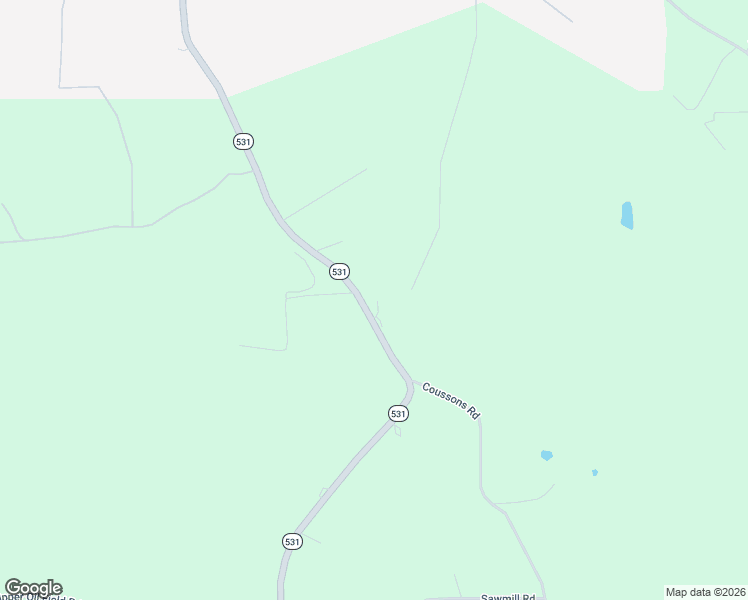 map of restaurants, bars, coffee shops, grocery stores, and more near 4214-4248 State Route 531 in Dubberly