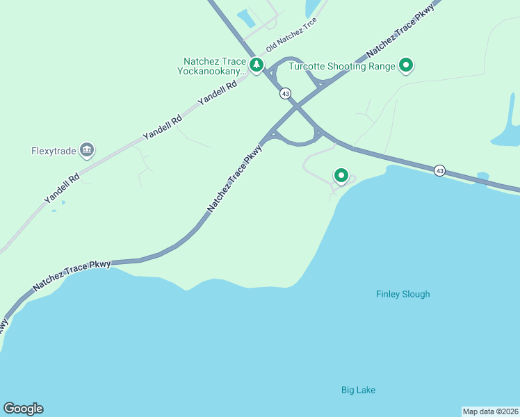 map of restaurants, bars, coffee shops, grocery stores, and more near Natchez Trace Parkway in Canton