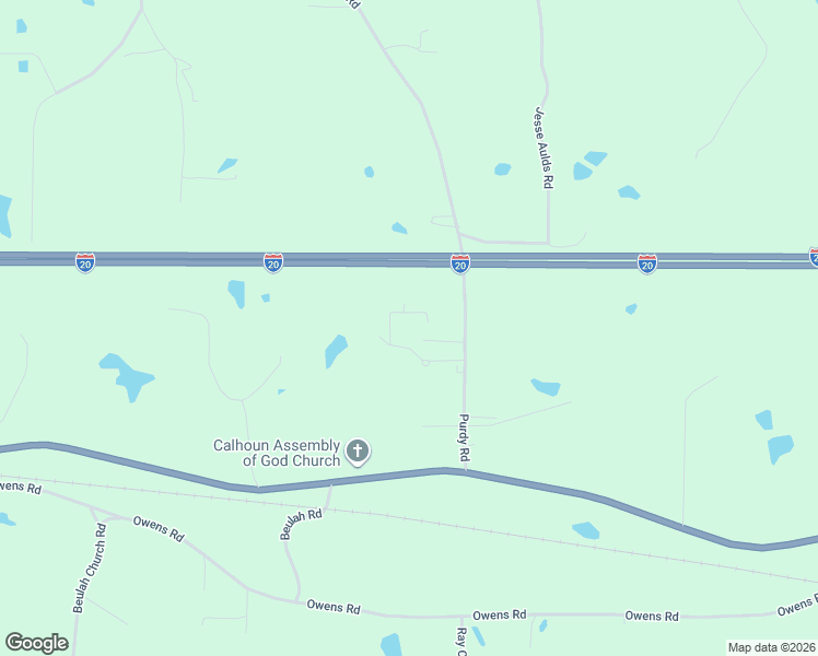 map of restaurants, bars, coffee shops, grocery stores, and more near 211 Purdy Road in Calhoun