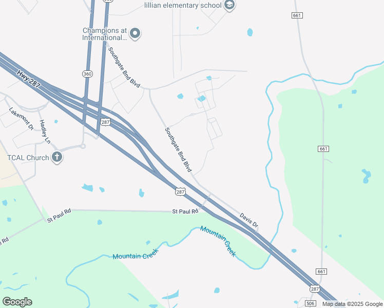 map of restaurants, bars, coffee shops, grocery stores, and more near 2915 Davis Drive in Midlothian