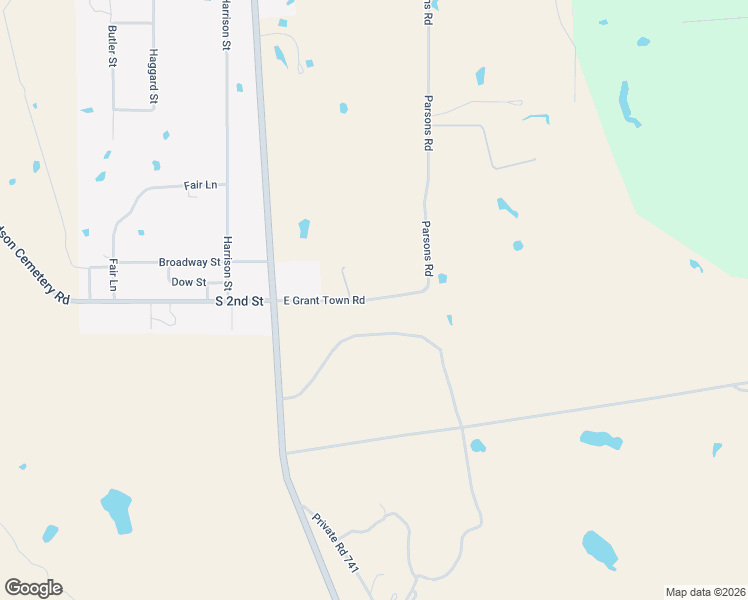 map of restaurants, bars, coffee shops, grocery stores, and more near 213 East Grant Town Road in Mingus