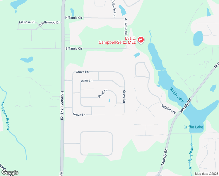 map of restaurants, bars, coffee shops, grocery stores, and more near 127 Pond Drive in Kathleen
