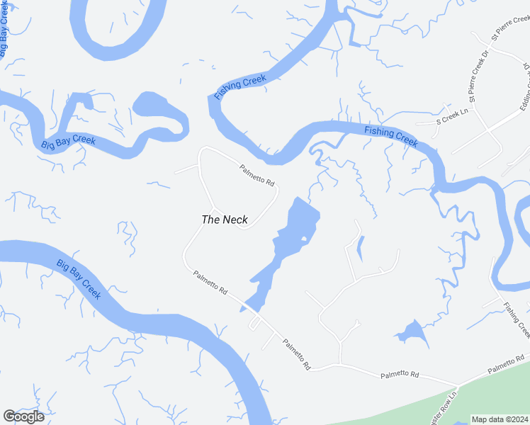 map of restaurants, bars, coffee shops, grocery stores, and more near 8970 Palmetto Road in Edisto Island