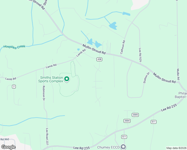 map of restaurants, bars, coffee shops, grocery stores, and more near 264 Lee Road 438 in Smiths Station