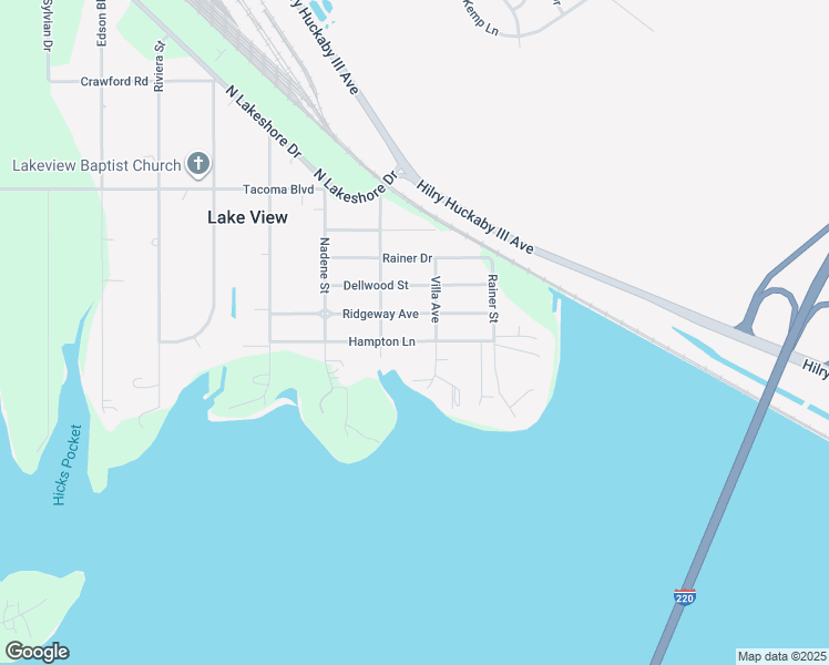 map of restaurants, bars, coffee shops, grocery stores, and more near 4115 Hampton Lane in Shreveport