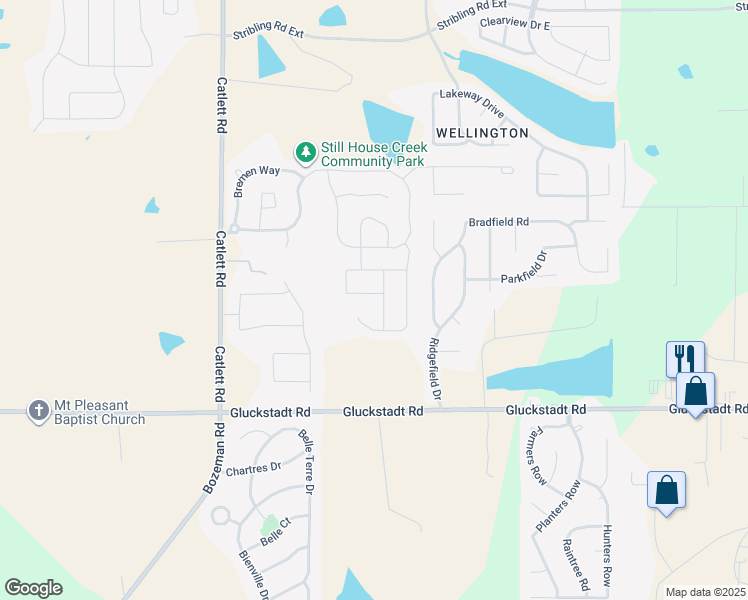 map of restaurants, bars, coffee shops, grocery stores, and more near 133 Owen Street in Madison