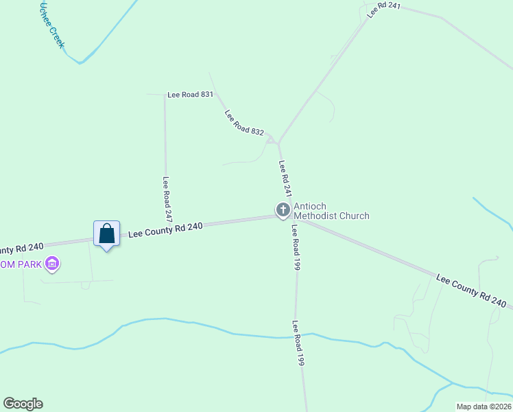 map of restaurants, bars, coffee shops, grocery stores, and more near 1545 Lee County Road 240 in Salem