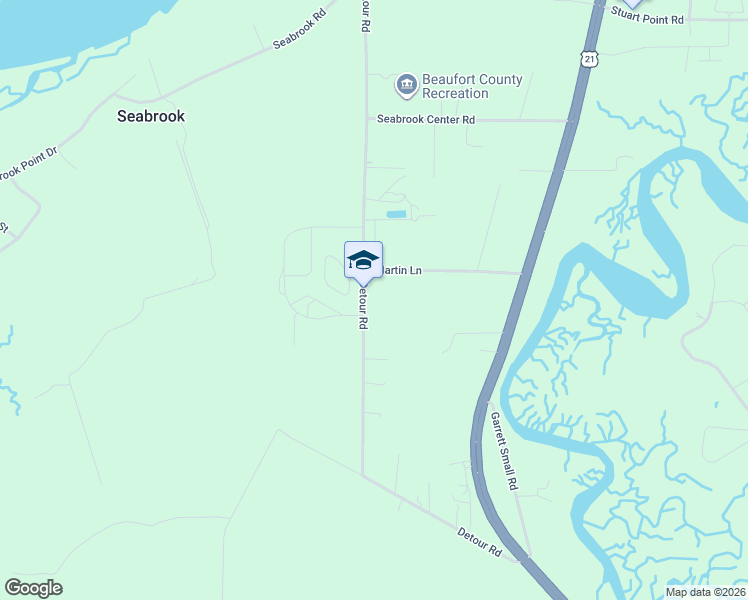 map of restaurants, bars, coffee shops, grocery stores, and more near 150 State Highway South 7-549 in Seabrook