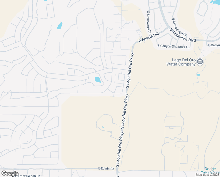 map of restaurants, bars, coffee shops, grocery stores, and more near 63572 East Vacation Drive in Tucson