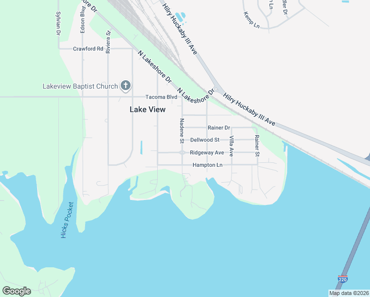 map of restaurants, bars, coffee shops, grocery stores, and more near 4232 Ridgeway Ave in Shreveport