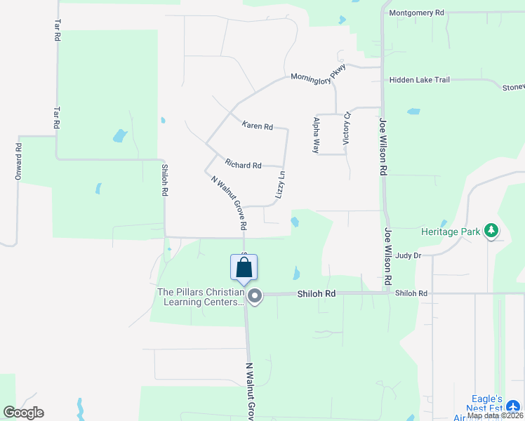map of restaurants, bars, coffee shops, grocery stores, and more near 3561 Sharp Court in Midlothian