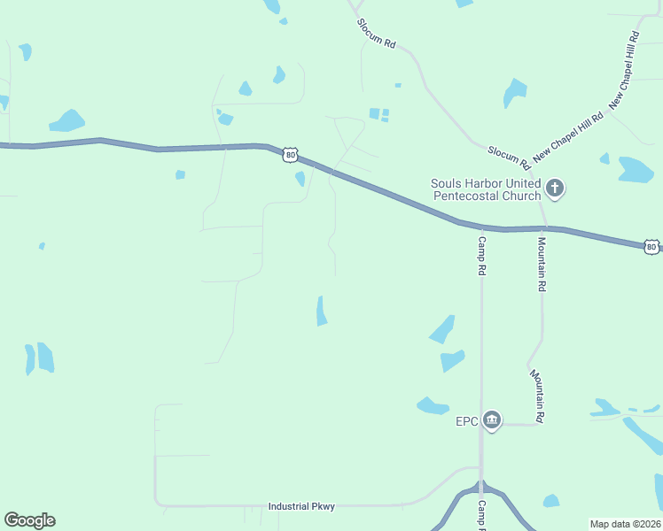 map of restaurants, bars, coffee shops, grocery stores, and more near 142 Patricks Cove in Calhoun