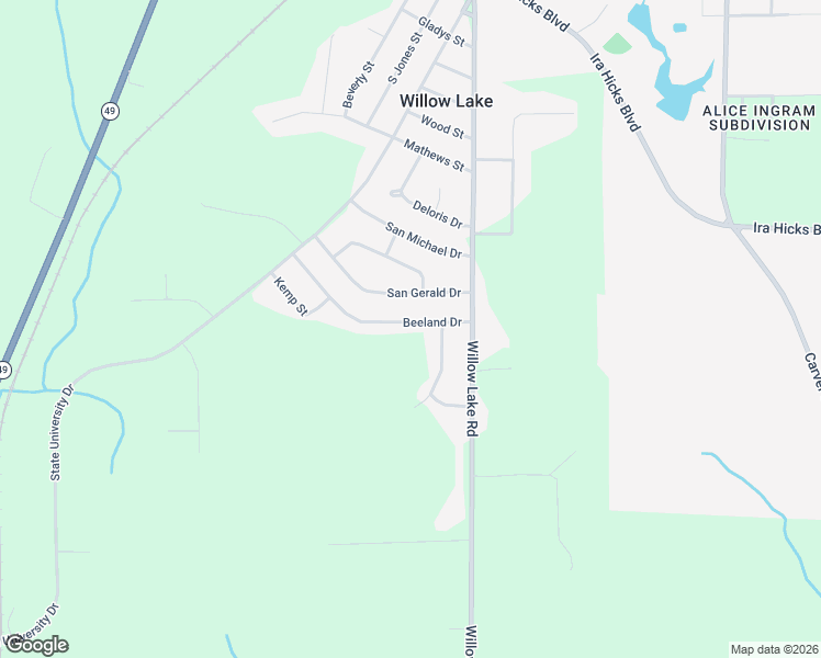 map of restaurants, bars, coffee shops, grocery stores, and more near 143 Beeland Drive in Fort Valley