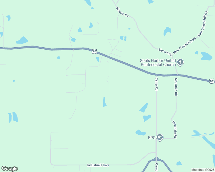 map of restaurants, bars, coffee shops, grocery stores, and more near 142 Patricks Cove in Calhoun