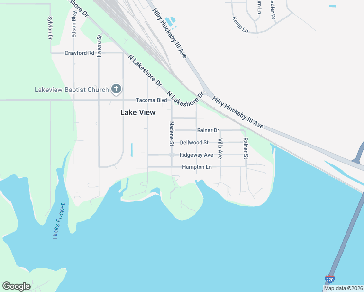 map of restaurants, bars, coffee shops, grocery stores, and more near 4232 Ridgeway Avenue in Shreveport