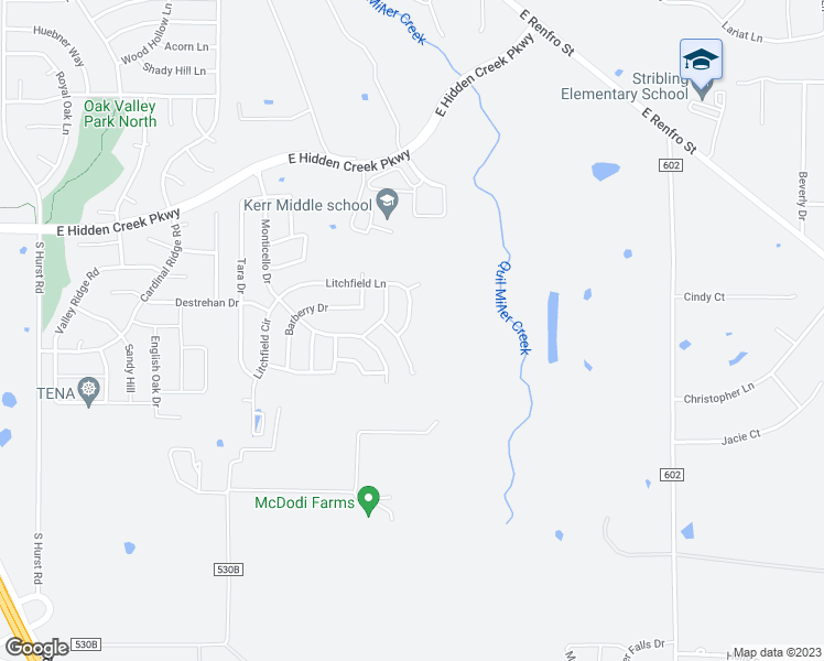 map of restaurants, bars, coffee shops, grocery stores, and more near 1120 Marigold Drive in Burleson