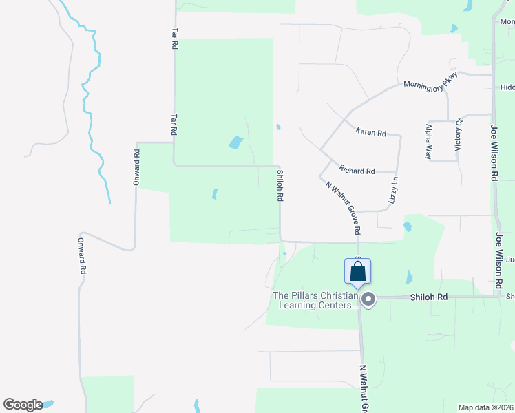map of restaurants, bars, coffee shops, grocery stores, and more near 3810 Shiloh Road in Midlothian