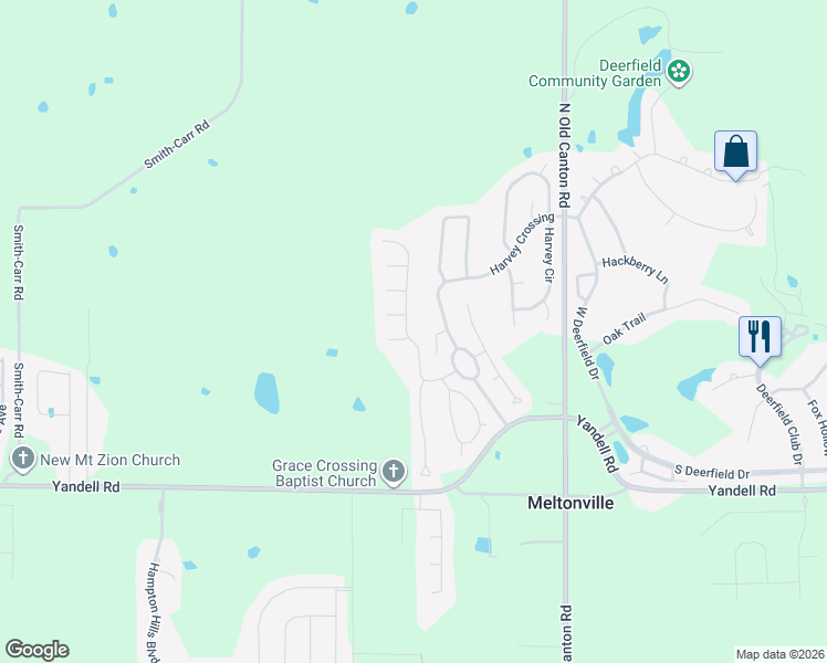 map of restaurants, bars, coffee shops, grocery stores, and more near 108 Laurel Ridge Road in Canton