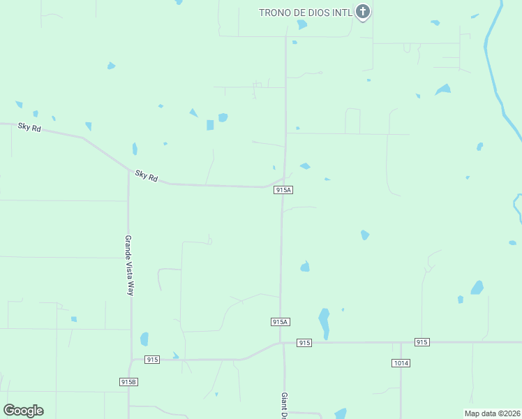 map of restaurants, bars, coffee shops, grocery stores, and more near 9709 County Road 915A in Joshua