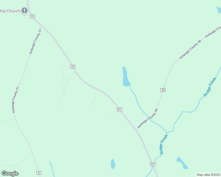 map of restaurants, bars, coffee shops, grocery stores, and more near 1632 County Road 57 in Prattville