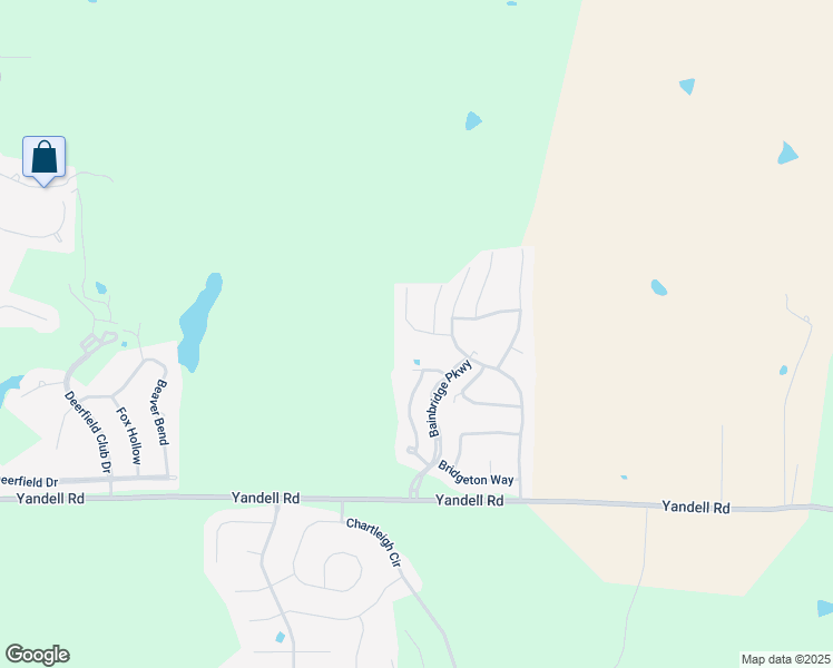 map of restaurants, bars, coffee shops, grocery stores, and more near 103 Trailbridge Bend in Canton