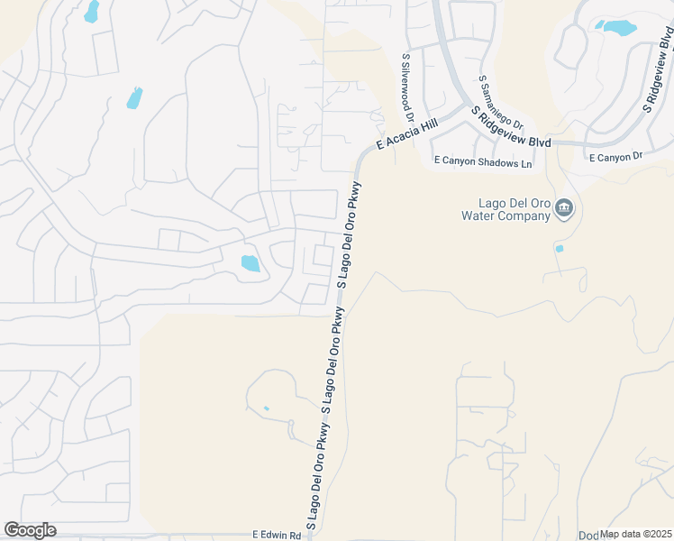 map of restaurants, bars, coffee shops, grocery stores, and more near 38893 South Tranquil Drive in Tucson