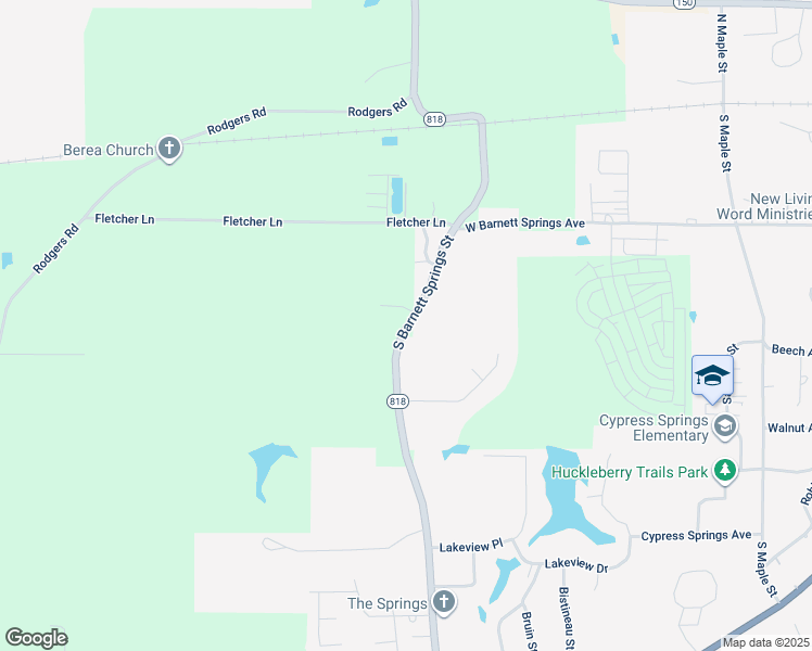 map of restaurants, bars, coffee shops, grocery stores, and more near 898 South Barnett Springs Street in Ruston