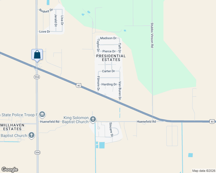 map of restaurants, bars, coffee shops, grocery stores, and more near 214 Harding Drive in Monroe