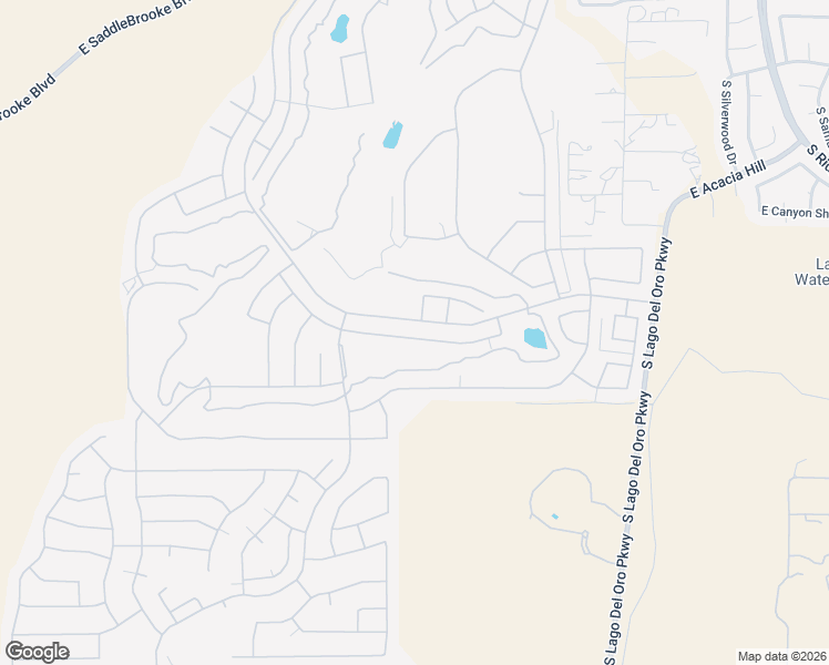 map of restaurants, bars, coffee shops, grocery stores, and more near 63064 East Flower Ridge Drive in Tucson