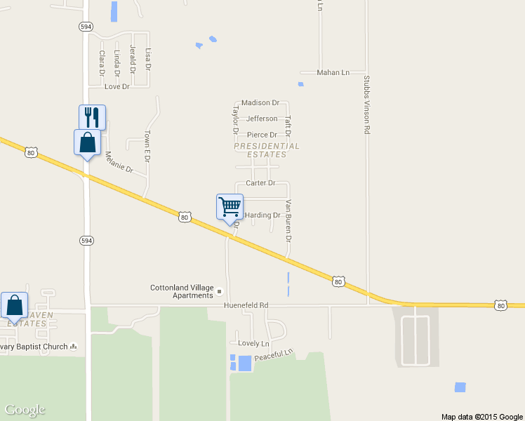 map of restaurants, bars, coffee shops, grocery stores, and more near 214 Harding Dr in Monroe