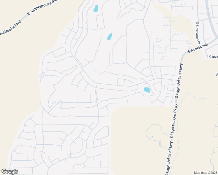 map of restaurants, bars, coffee shops, grocery stores, and more near 62970 East Flower Ridge Drive in Tucson