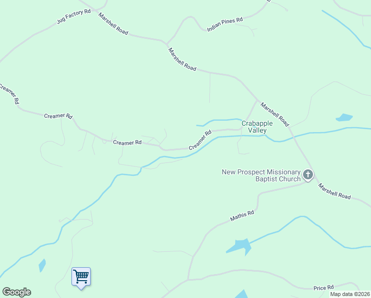 map of restaurants, bars, coffee shops, grocery stores, and more near 1108 Creamer Road in Wetumpka