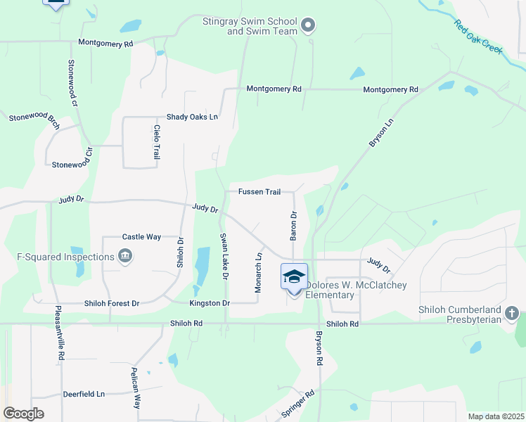 map of restaurants, bars, coffee shops, grocery stores, and more near 3510 Judy Court in Midlothian