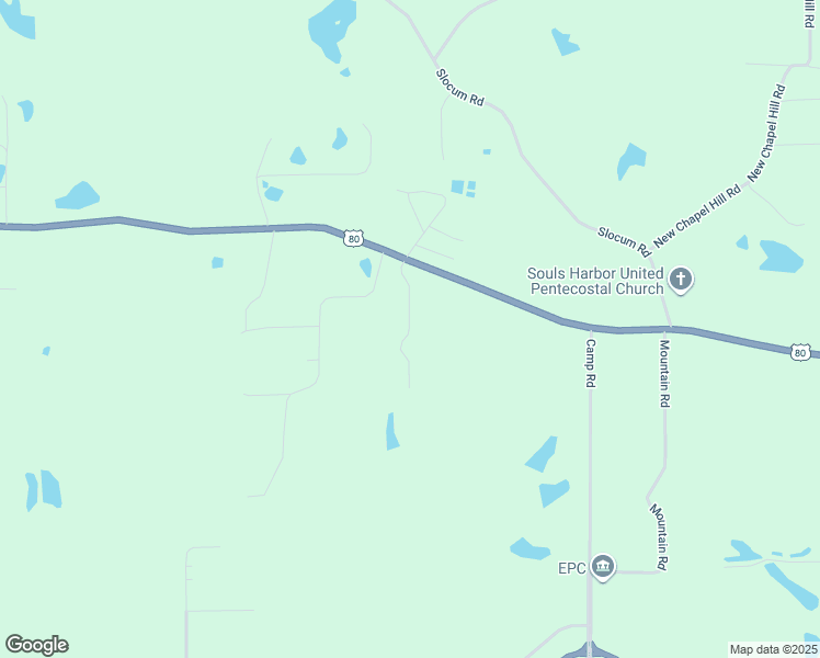 map of restaurants, bars, coffee shops, grocery stores, and more near 127 Patricks Cove in Calhoun