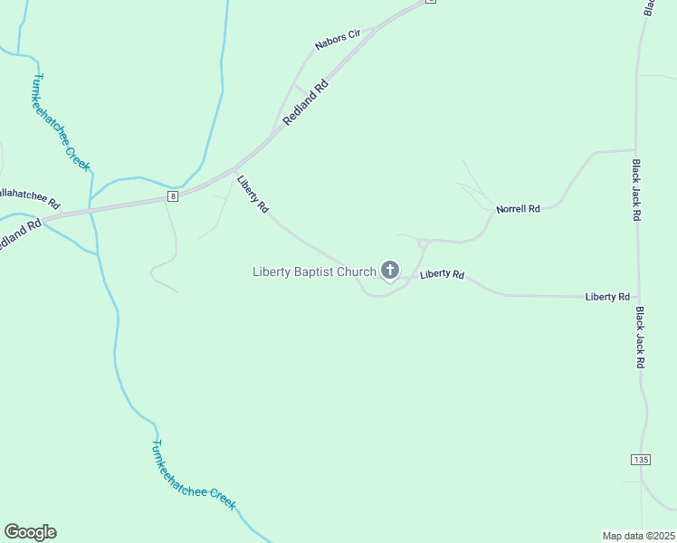 map of restaurants, bars, coffee shops, grocery stores, and more near 410 Liberty Road in Tallassee