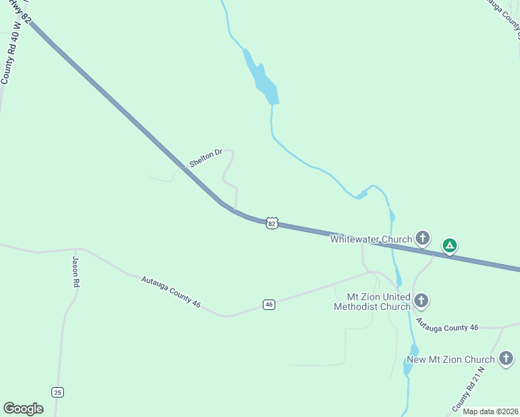 map of restaurants, bars, coffee shops, grocery stores, and more near 2346 U.S. 82 in Prattville