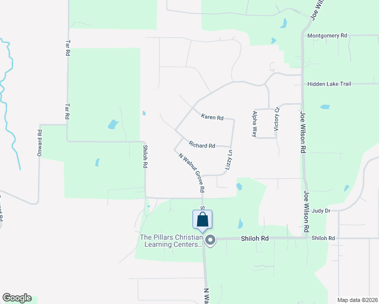 map of restaurants, bars, coffee shops, grocery stores, and more near 4030 Richard Road in Midlothian