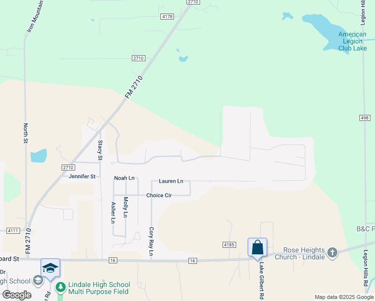 map of restaurants, bars, coffee shops, grocery stores, and more near 13070 Shadow Ridge Rd in Lindale