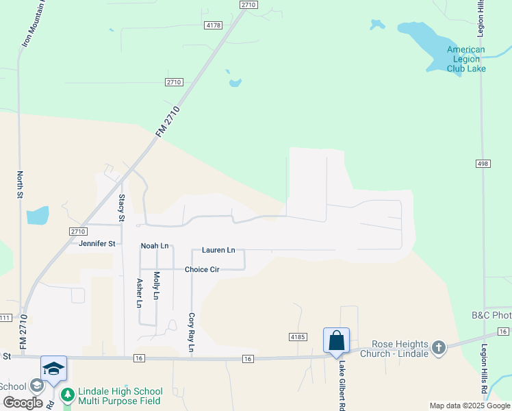 map of restaurants, bars, coffee shops, grocery stores, and more near 13070 Shadow Ridge Road in Lindale