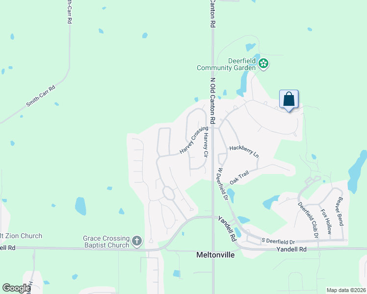 map of restaurants, bars, coffee shops, grocery stores, and more near 177 Harvey Crossing in Canton