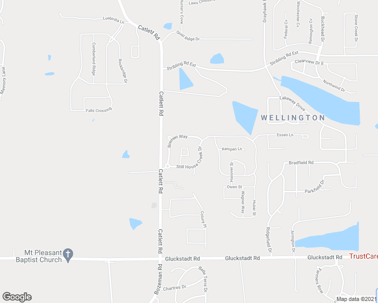 map of restaurants, bars, coffee shops, grocery stores, and more near 112 Copper Ridge Court in Madison
